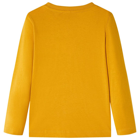 Μπλουζάκι Παιδικό Μακρυμάνικο Ώχρα 104