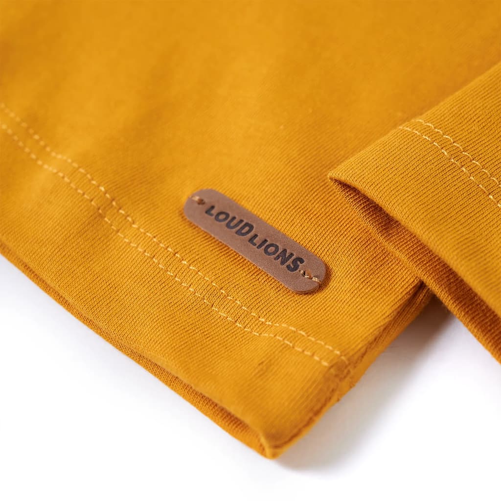 Μπλουζάκι Παιδικό Μακρυμάνικο Ώχρα 116