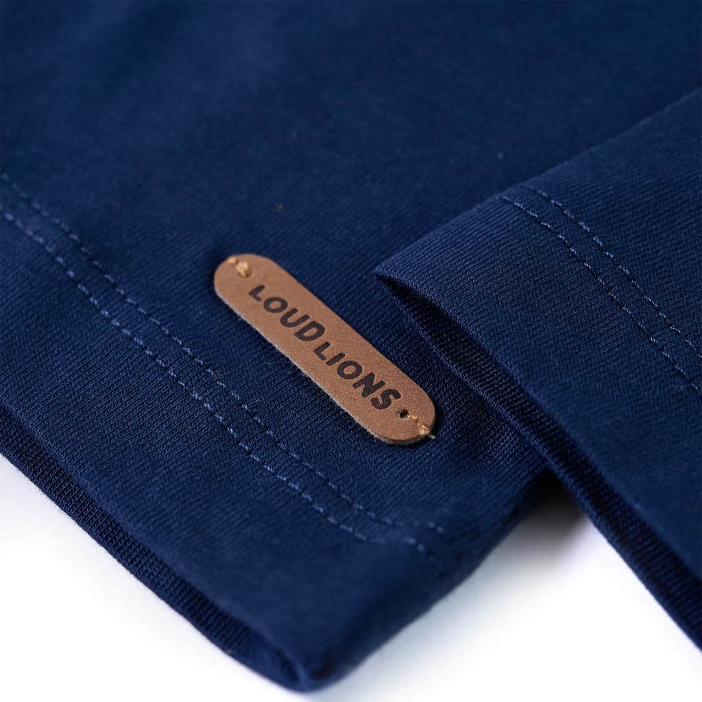 Μπλουζάκι Παιδικό Μακρυμάνικο Ναυτικό Μπλε 104