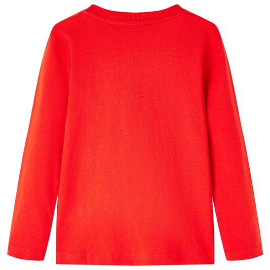 Μπλουζάκι Παιδικό Μακρυμάνικο Κόκκινο 104