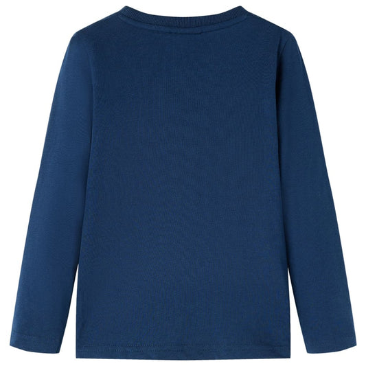Μπλουζάκι Παιδικό Μακρυμάνικο Ναυτικό Μπλε 92