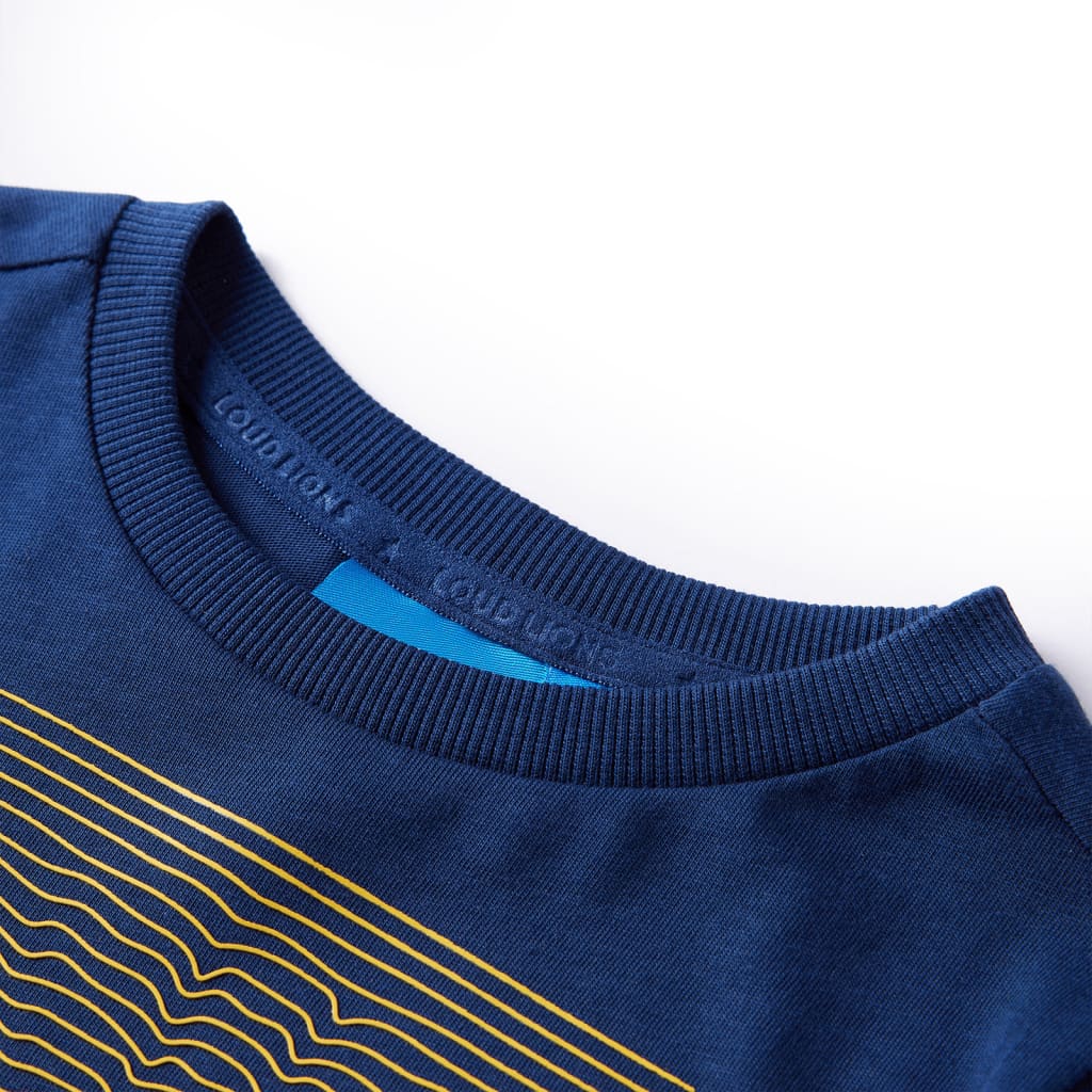 Μπλουζάκι Παιδικό Μακρυμάνικο Ναυτικό Μπλε 92