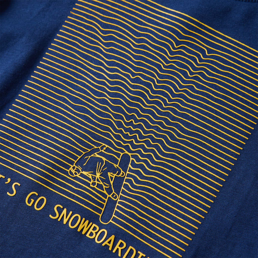 Μπλουζάκι Παιδικό Μακρυμάνικο Ναυτικό Μπλε 104