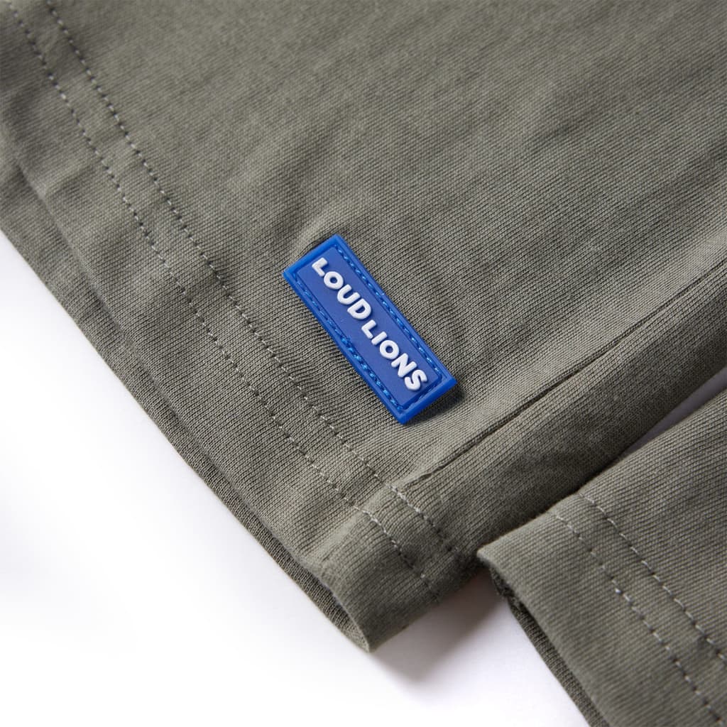 Μπλουζάκι Παιδικό Μακρυμάνικο Χακί 104