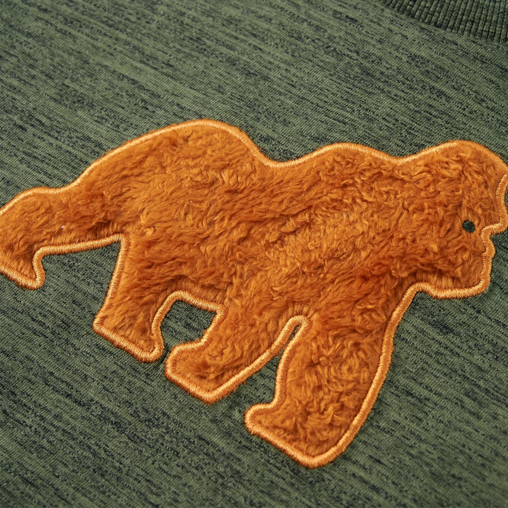 Μπλουζάκι Παιδικό Μακρυμάνικο Χακί Μελανζέ 104