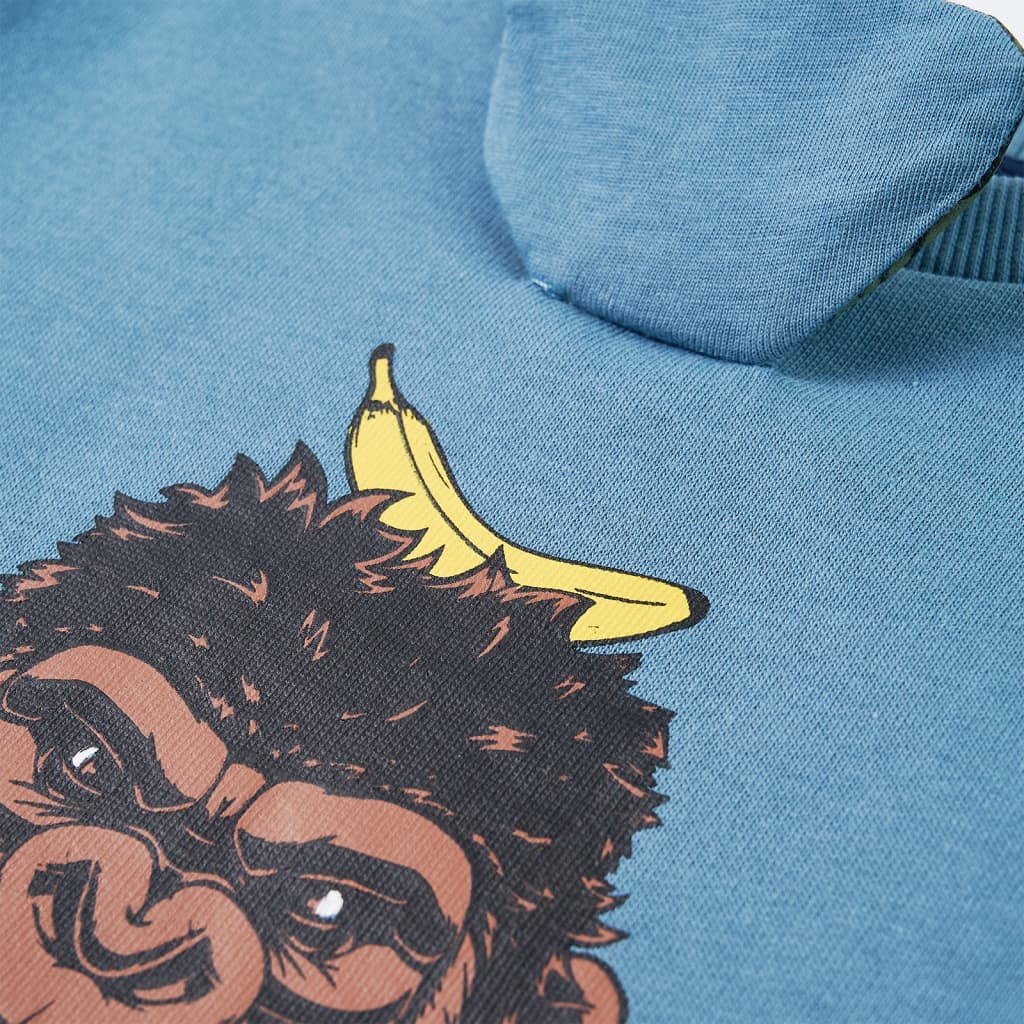 Φούτερ Παιδικό Μεσαία Απόχρωση του Μπλε 116