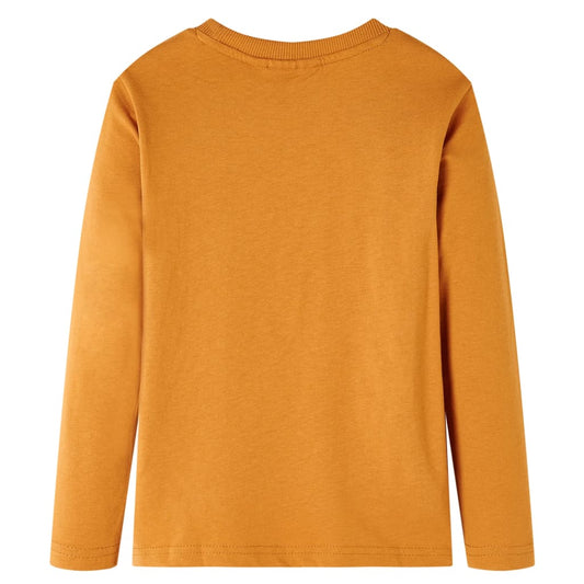 Μπλουζάκι Παιδικό Μακρυμάνικο Σκούρα Ώχρα 92