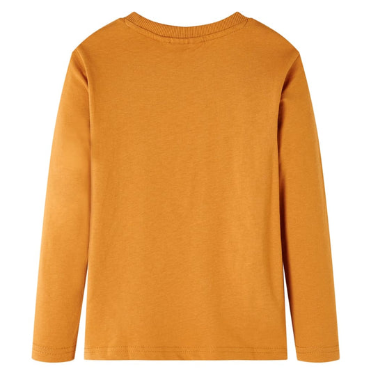 Μπλουζάκι Παιδικό Μακρυμάνικο Σκούρα Ώχρα 104