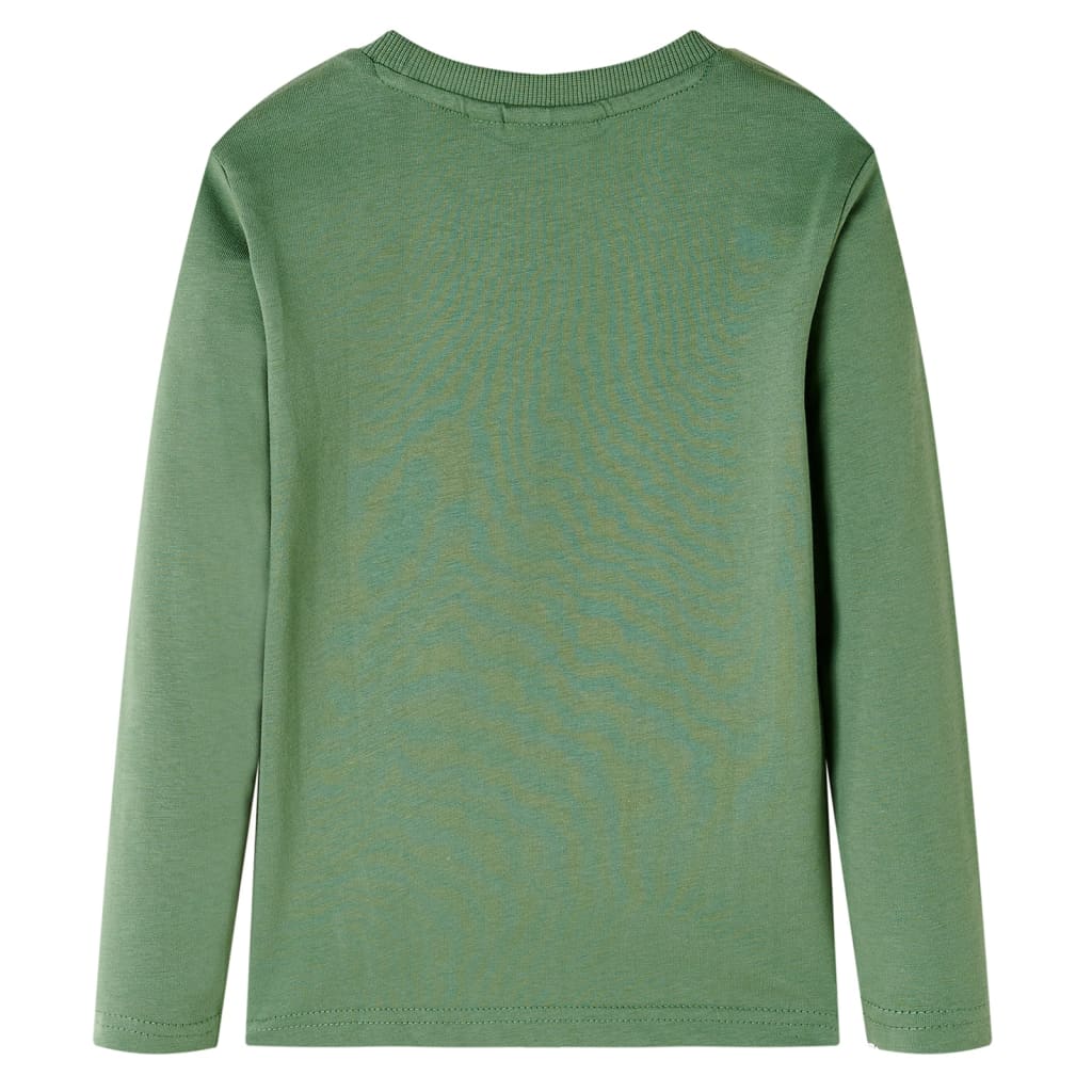 Μπλουζάκι Παιδικό Μακρυμάνικο Ανοιχτό Χακί 104