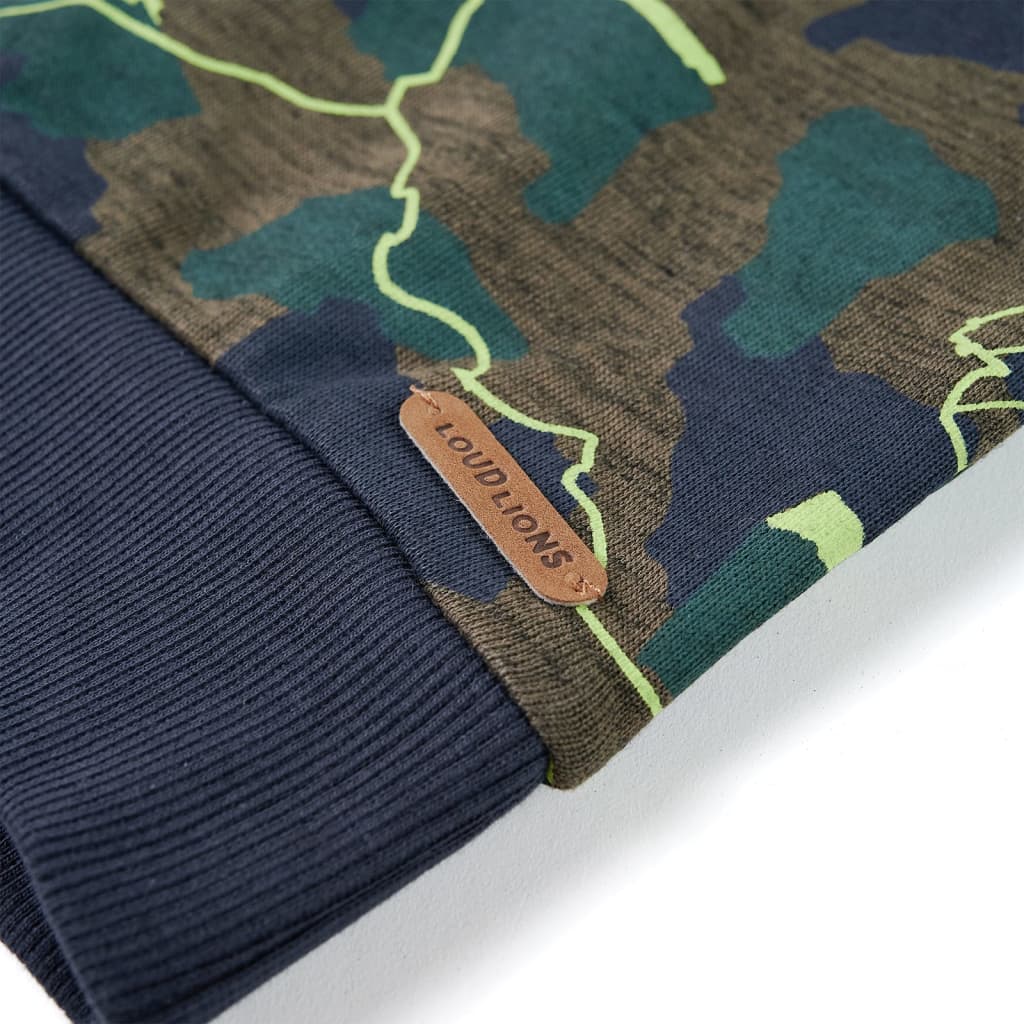 Φούτερ Παιδικό Σκούρο Χακί Μελανζέ 104