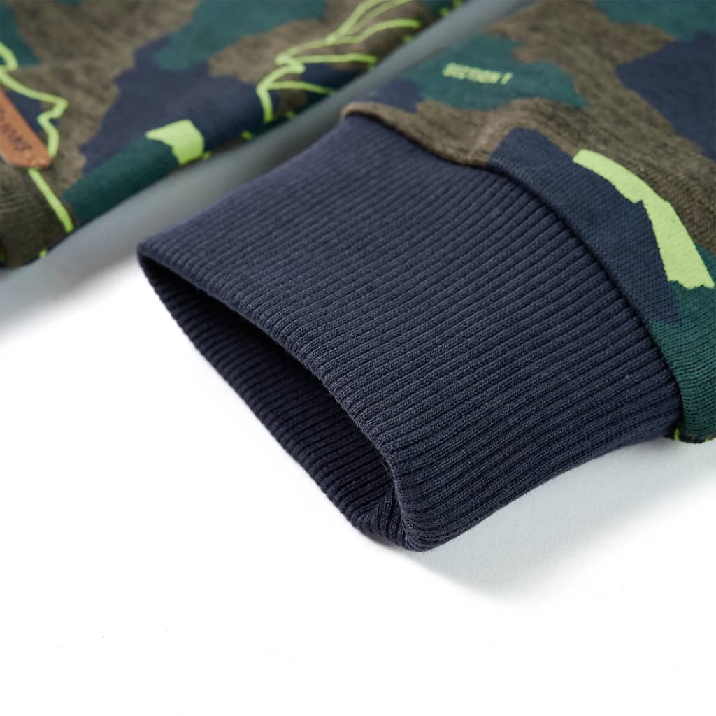 Φούτερ Παιδικό Σκούρο Χακί Μελανζέ 116