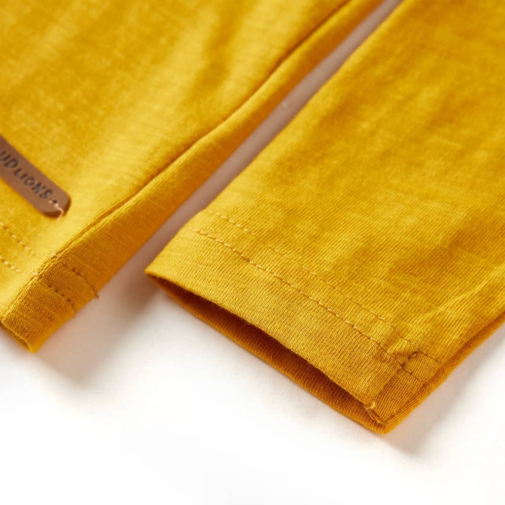 Μπλουζάκι Παιδικό Μακρυμάνικο Ώχρα 104