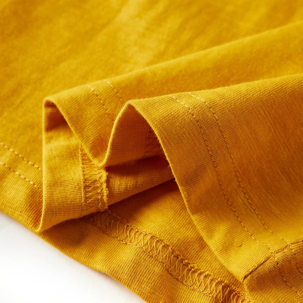 Μπλουζάκι Παιδικό Μακρυμάνικο Ώχρα 104