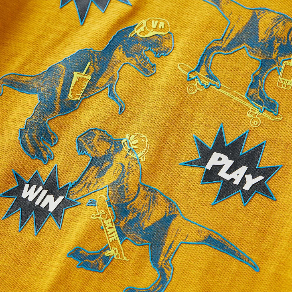 Μπλουζάκι Παιδικό Μακρυμάνικο Ώχρα 128