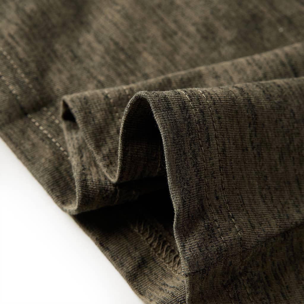 Μπλουζάκι Παιδικό Μακρυμάνικο Σκ. Χακί Μελανζέ 92