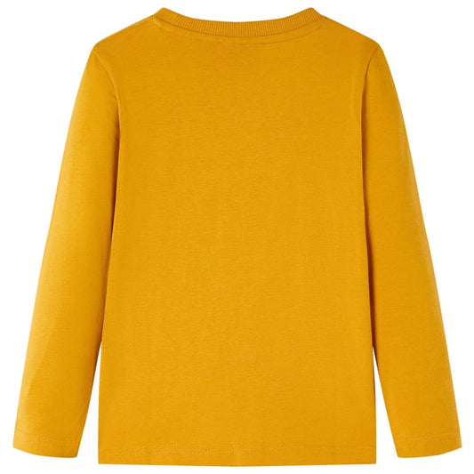 Μπλουζάκι Παιδικό Μακρυμάνικο Ώχρα 128