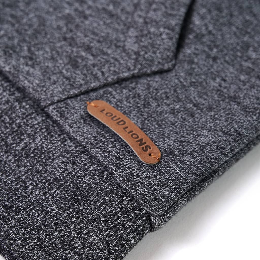 Ζακέτα Φούτερ Παιδική με Κουκούλα Γκρι Μελανζέ 92