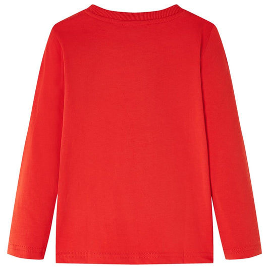 Μπλουζάκι Παιδικό Μακρυμάνικο Κόκκινο 104