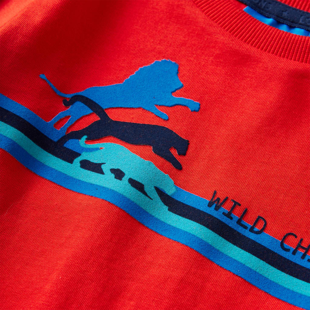 Μπλουζάκι Παιδικό Μακρυμάνικο Κόκκινο 104