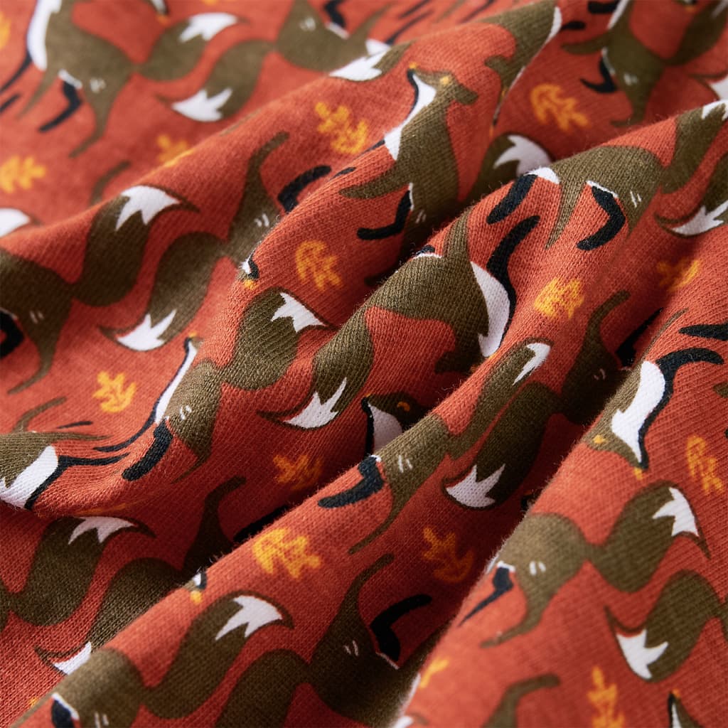 Πουκάμισο Παιδικό Ανοιχτό Χρώμα Σκουριάς 92