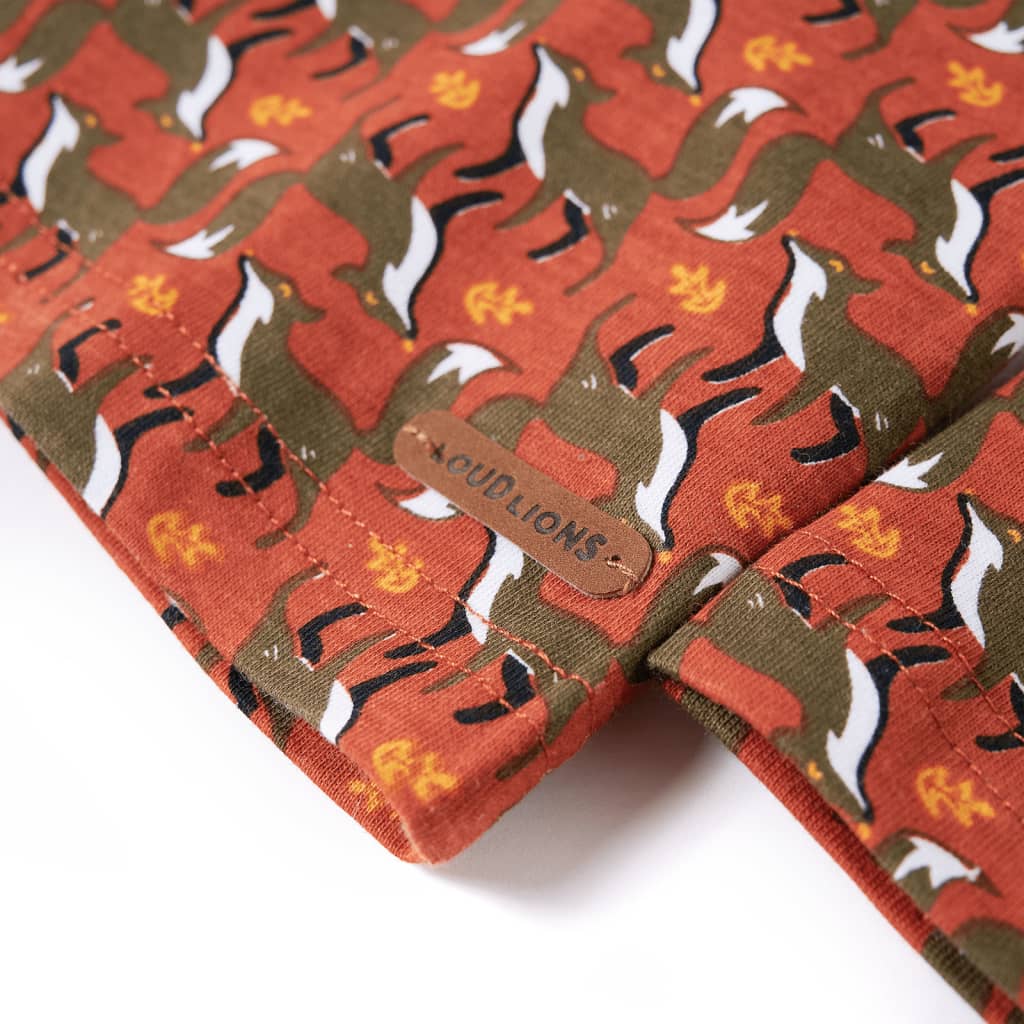 Πουκάμισο Παιδικό Ανοιχτό Χρώμα Σκουριάς 116