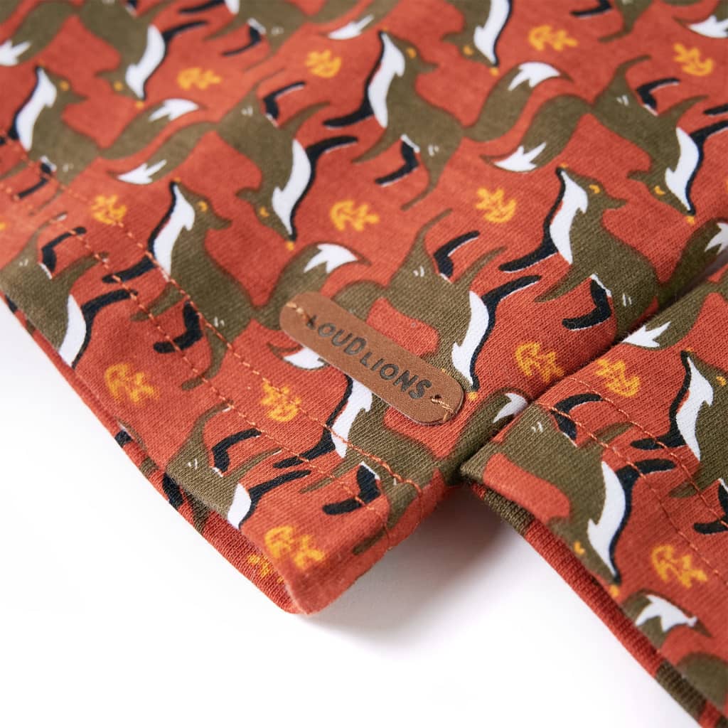 Πουκάμισο Παιδικό Ανοιχτό Χρώμα Σκουριάς 140