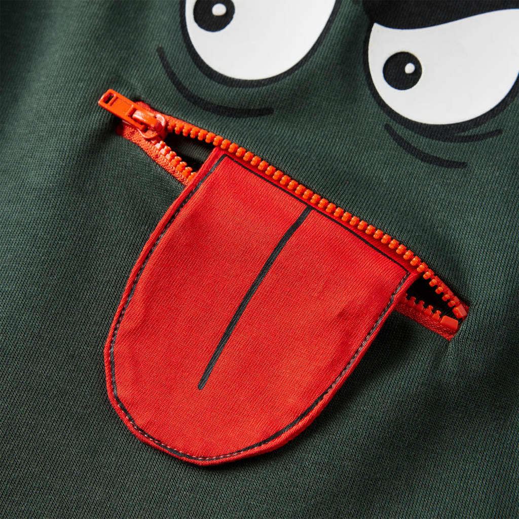 Φούτερ Παιδικό Σκούρο Πράσινο 104