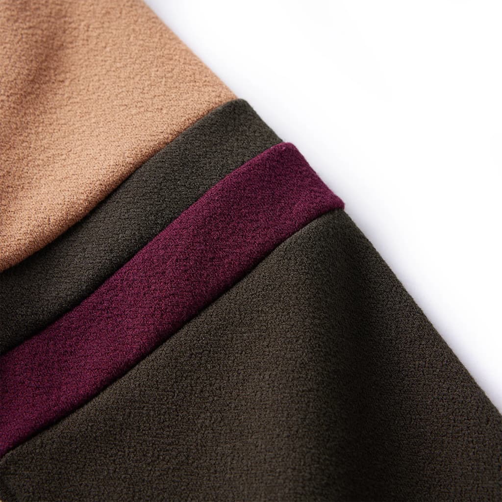 Φούτερ Παιδικό Σκούρο Χακί και Καμηλό 104