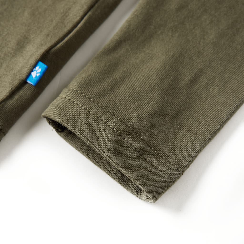 Μπλουζάκι Παιδικό Μακρυμάνικο Χακί 116