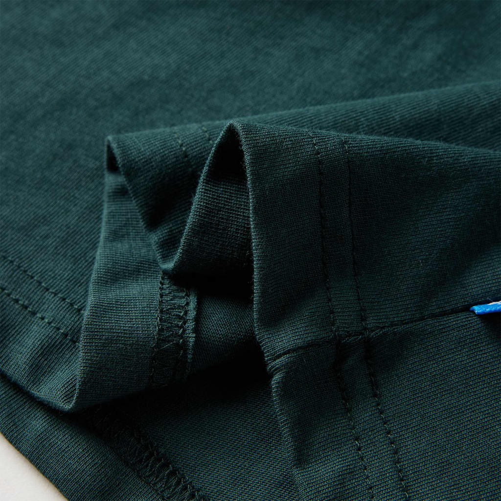 Μπλουζάκι Παιδικό Μακρυμάνικο Σκούρο Πράσινο 92