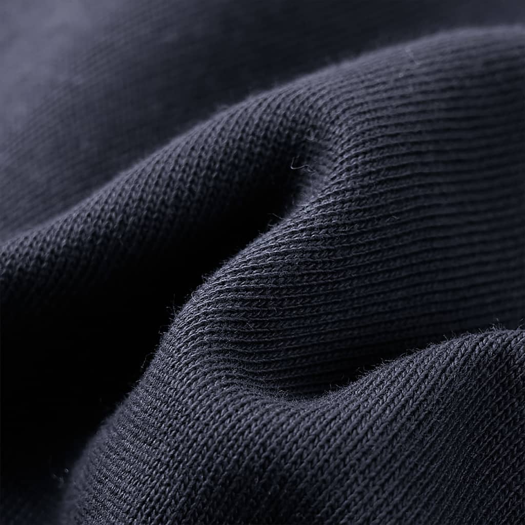 Φούτερ Παιδικό με Κουκούλα και Μισό Φερμουάρ Ανθρακί και Κονιάκ 104