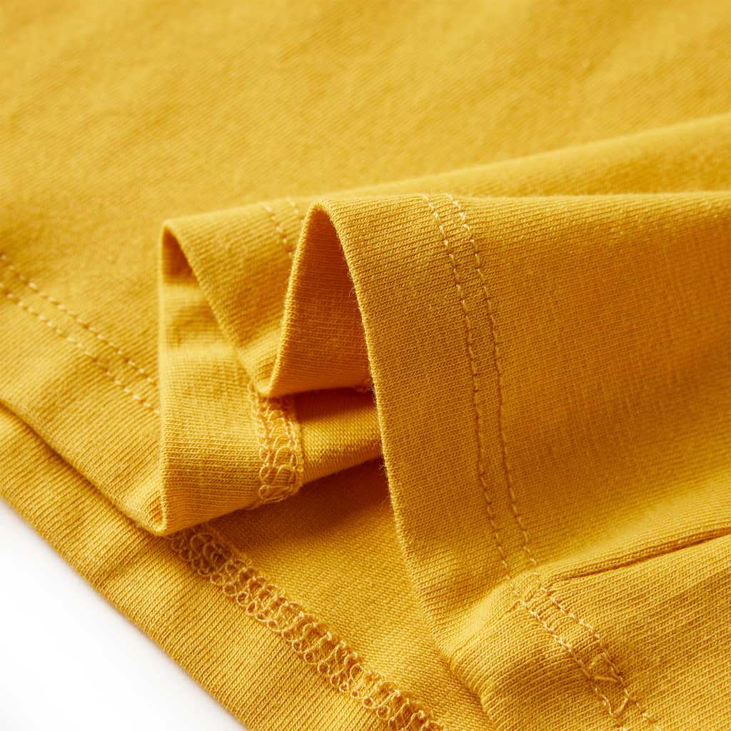 Μπλουζάκι Παιδικό Μακρυμάνικο Σκούρα Ώχρα 128