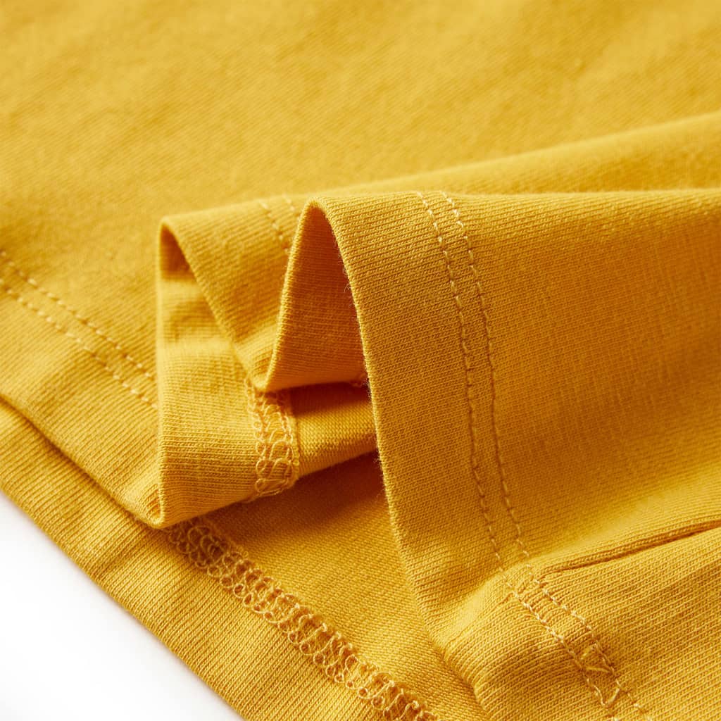 Μπλουζάκι Παιδικό Μακρυμάνικο Σκούρα Ώχρα 140