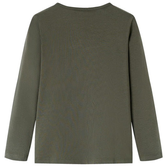 Μπλουζάκι Παιδικό Μακρυμάνικο Χακί 92