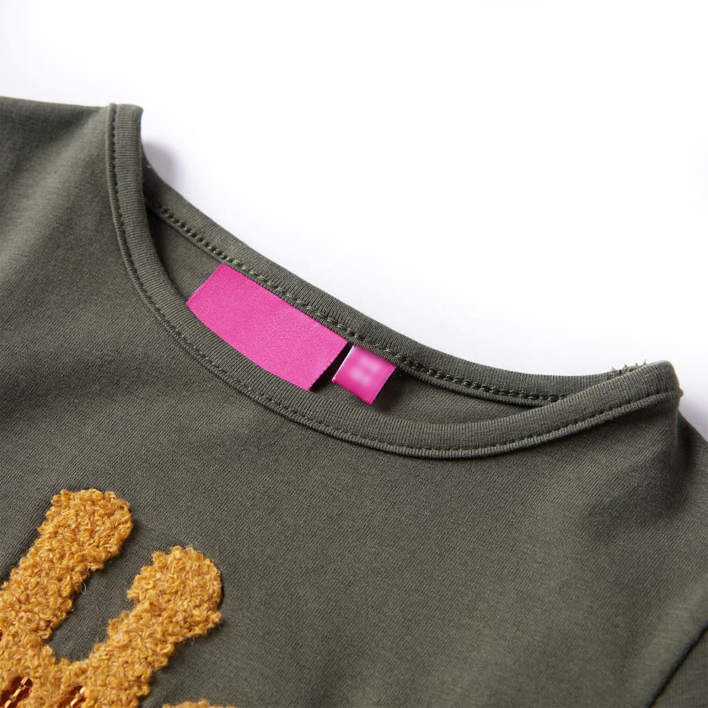 Μπλουζάκι Παιδικό Μακρυμάνικο Χακί 92