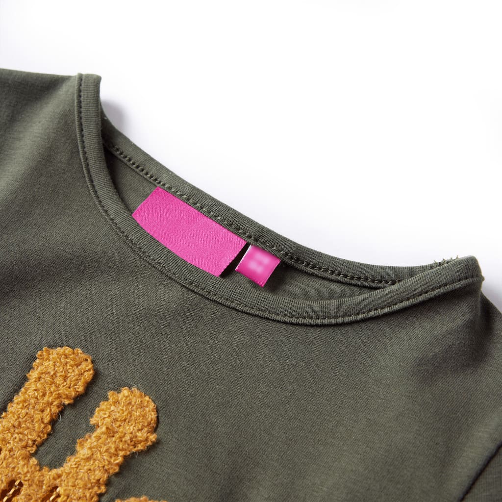 Μπλουζάκι Παιδικό Μακρυμάνικο Χακί 104