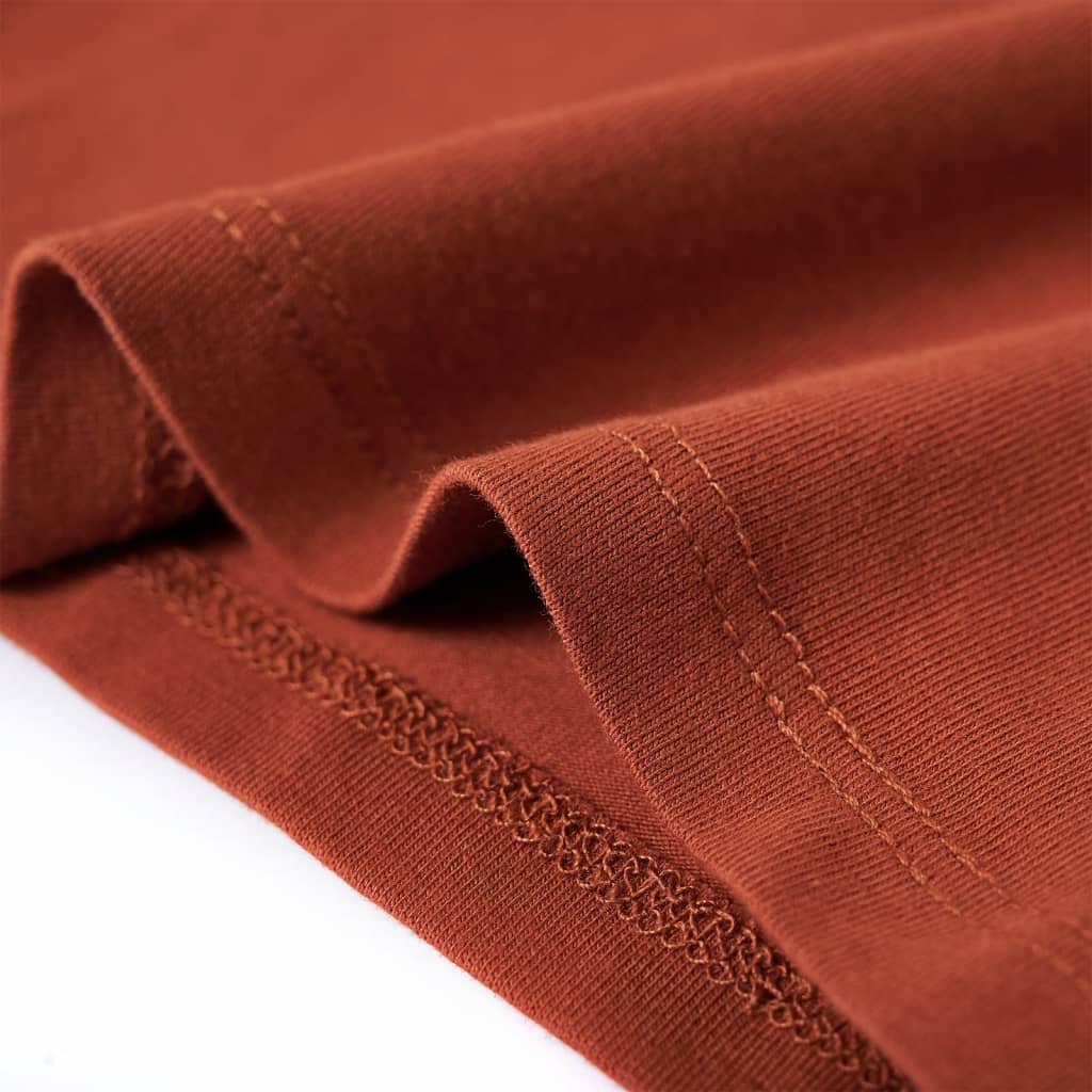 Μπλουζάκι Παιδικό Μακρυμάνικο Κονιάκ 116