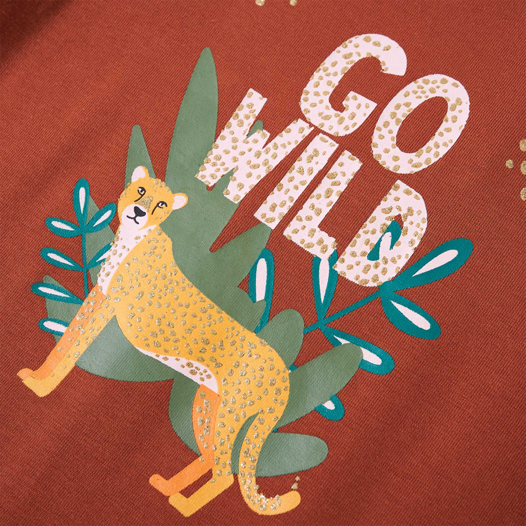 Μπλουζάκι Παιδικό Μακρυμάνικο Κονιάκ 140