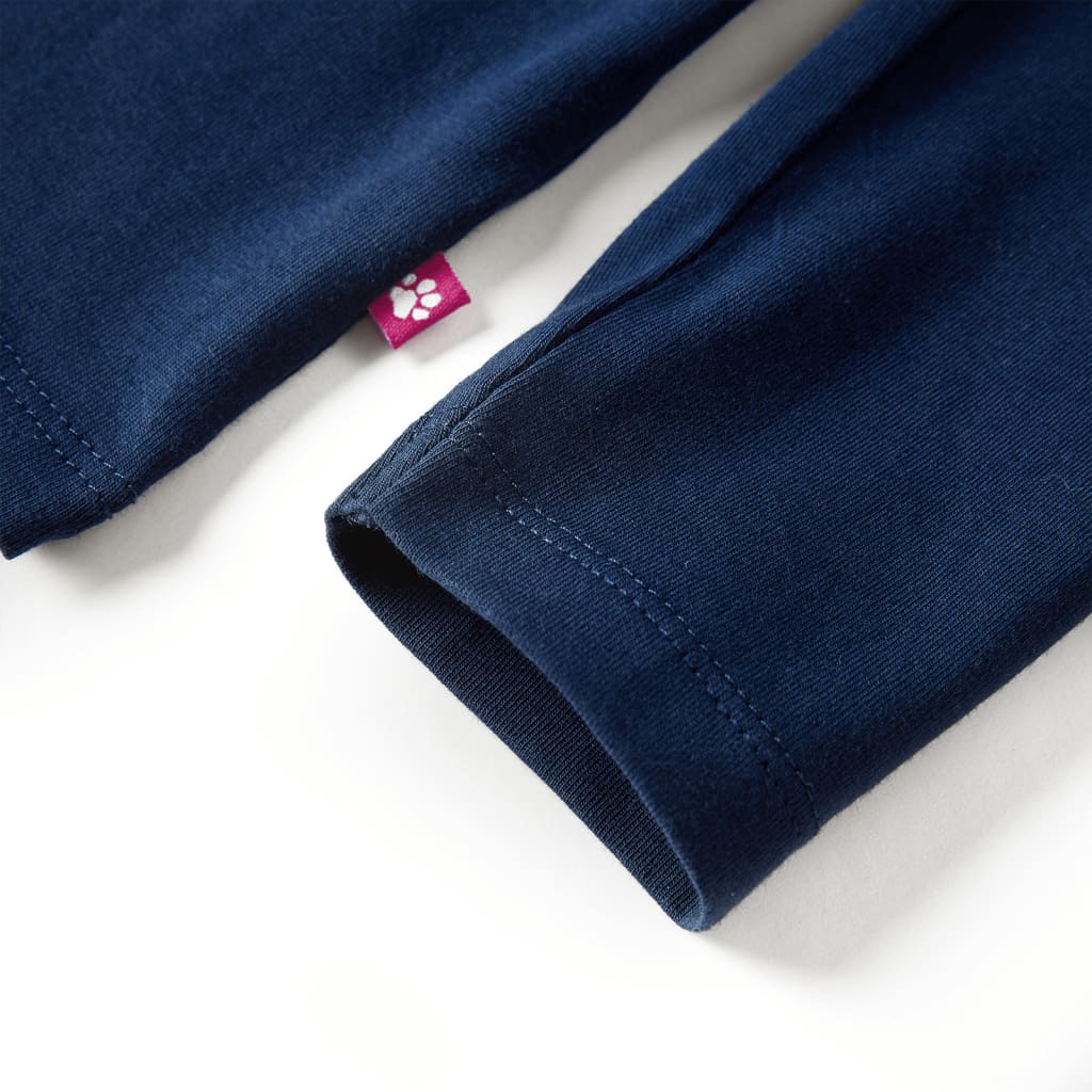 Μπλουζάκι Παιδικό Μακρυμάνικο Ναυτικό Μπλε 104