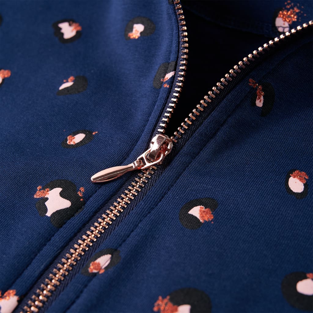 Φούτερ Παιδικό με Κουκούλα Σκούρο Μπλε 92