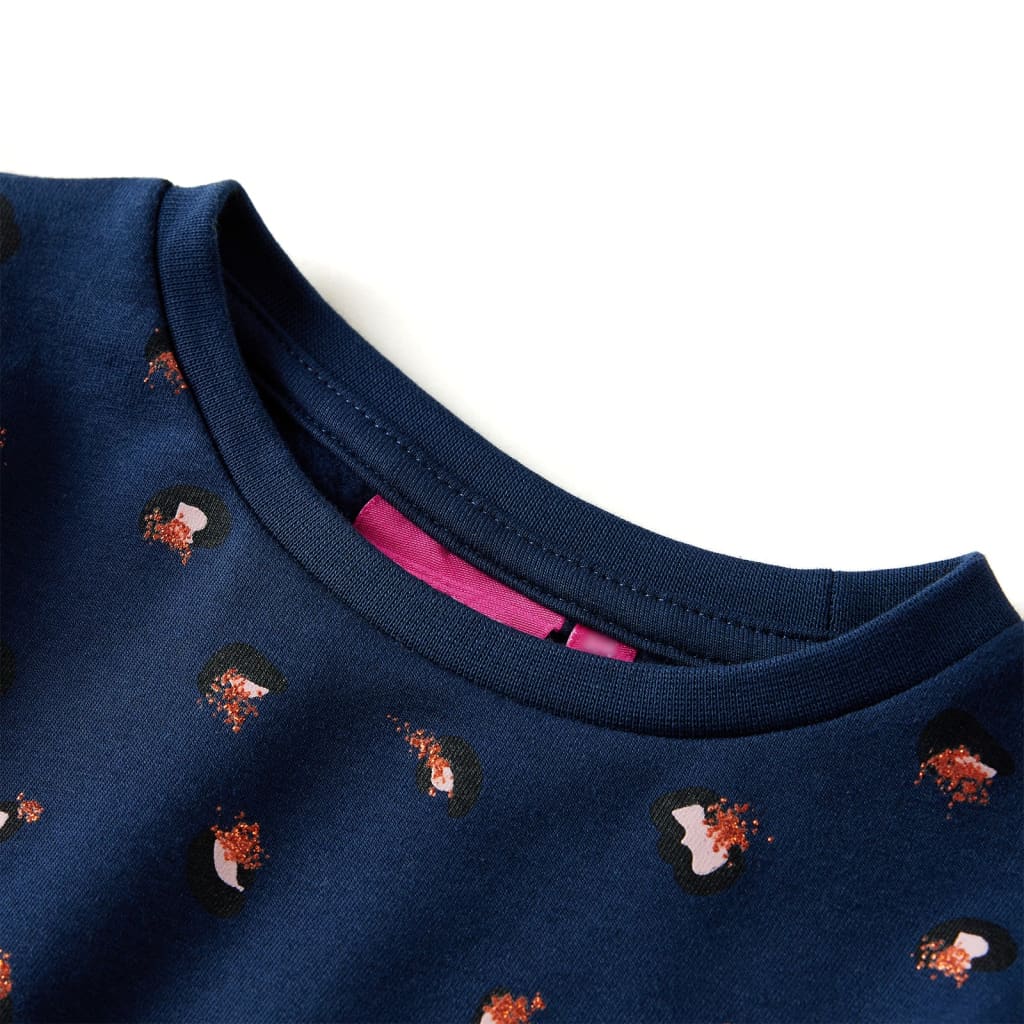 Φόρεμα Παιδικό Μακρυμάνικο Ναυτικό Μπλε 128