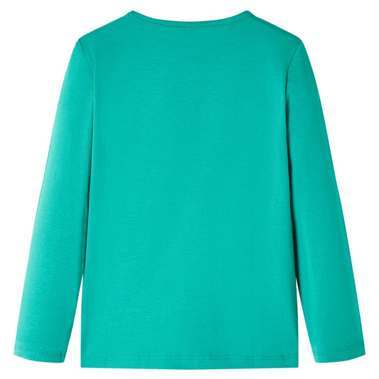 Μπλουζάκι Παιδικό Μακρυμάνικο Έντονο Πράσινο 128