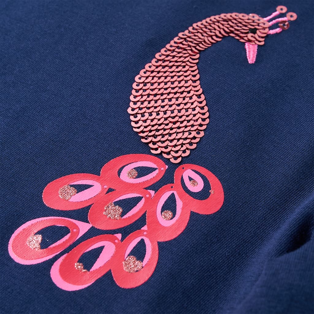 Μπλουζάκι Παιδικό Μακρυμάνικο Ναυτικό Μπλε 128