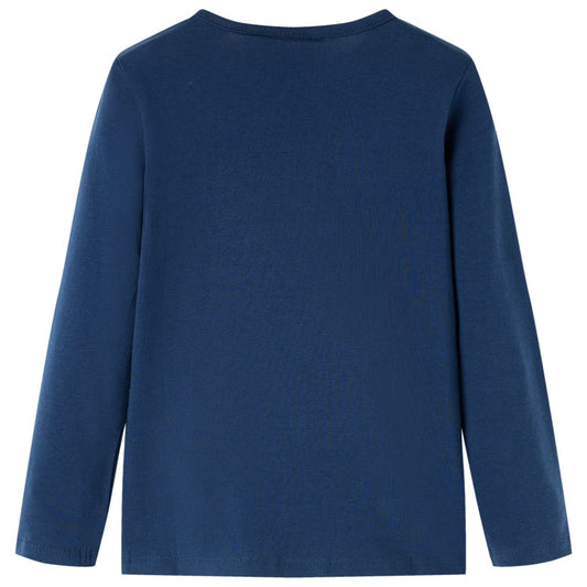 Μπλουζάκι Παιδικό Μακρυμάνικο Ναυτικό Μπλε 104