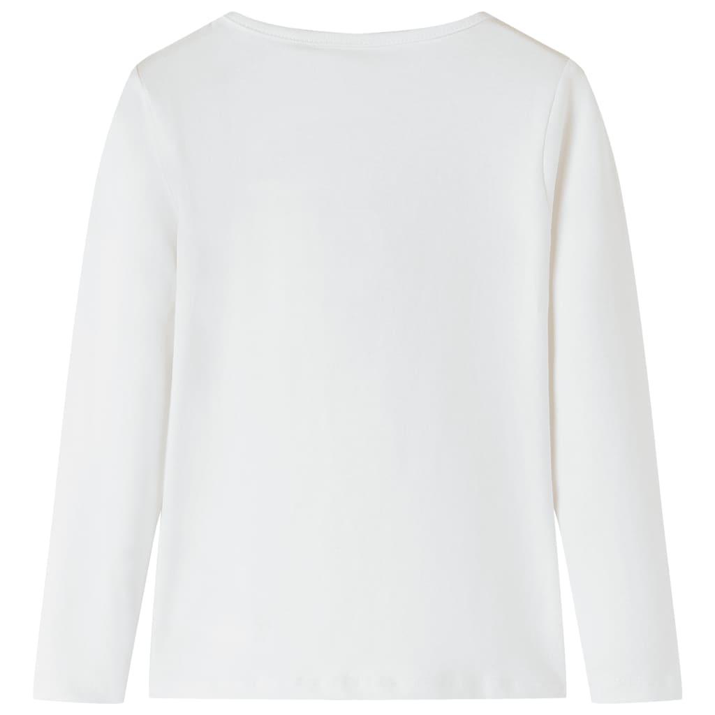 Μπλουζάκι Παιδικό Μακρυμάνικο Εκρού 140