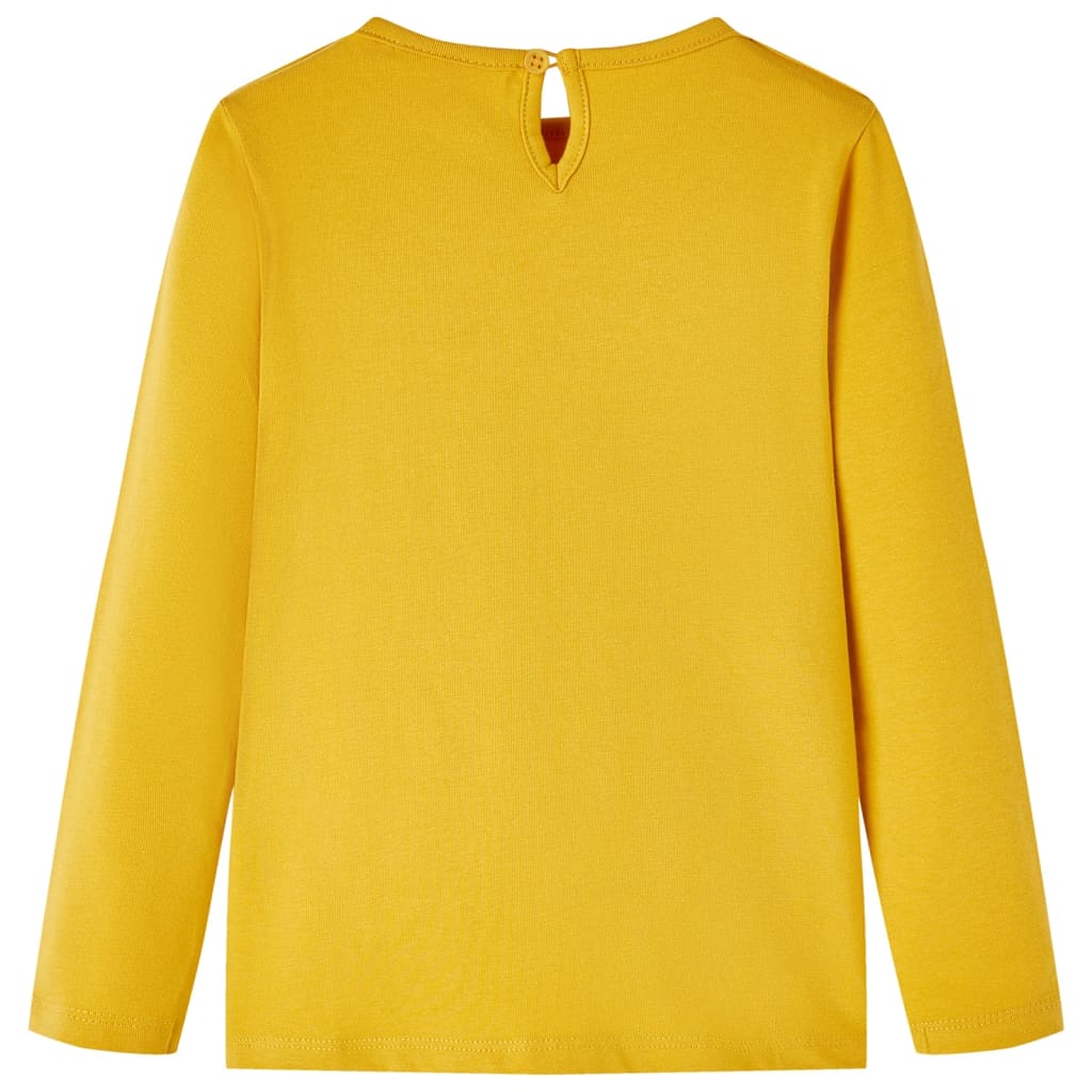 Μπλουζάκι Παιδικό Μακρυμάνικο Σκούρα Ώχρα 104