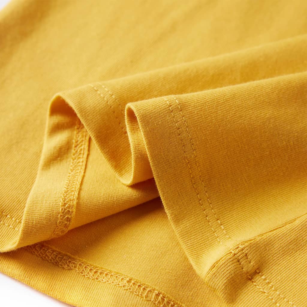 Μπλουζάκι Παιδικό Μακρυμάνικο Σκούρα Ώχρα 104