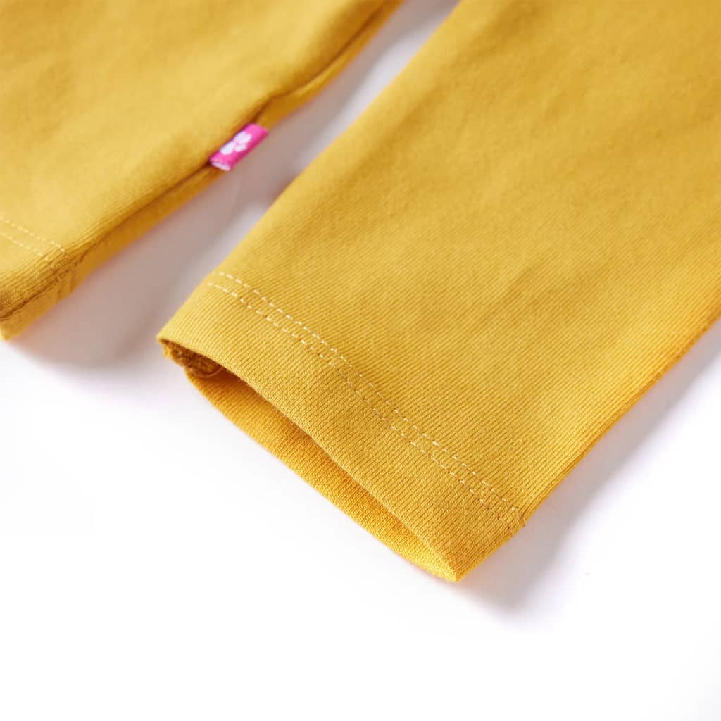 Μπλουζάκι Παιδικό Μακρυμάνικο Σκούρα Ώχρα 116