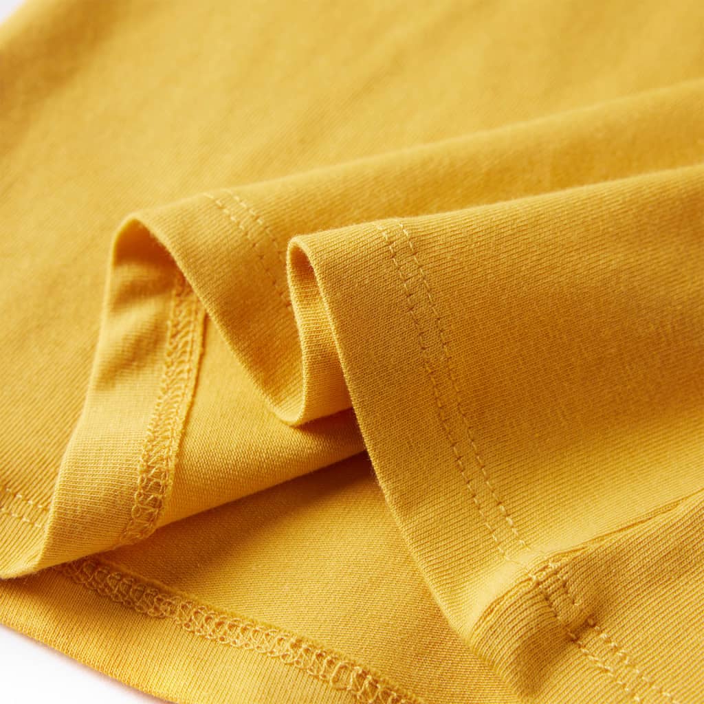 Μπλουζάκι Παιδικό Μακρυμάνικο Σκούρα Ώχρα 128