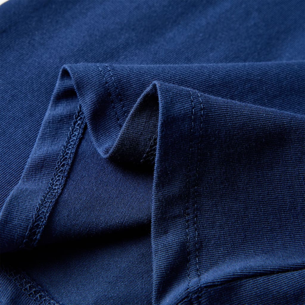 Μπλουζάκι Παιδικό Μακρυμάνικο Ναυτικό Μπλε 116